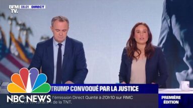 How news of Trump's indictment was reported and received in Asia and Europe