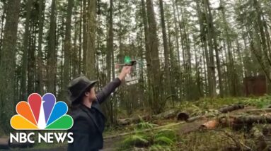 Oregon hiker ties phone to drone to text for help