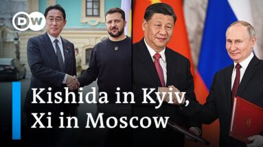Japan and China top-level visits to Russia and Ukraine show global re-alignments | DW News
