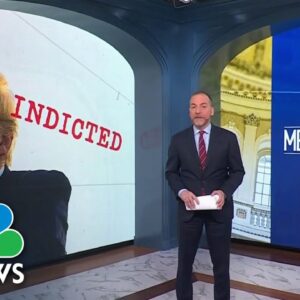 Chuck Todd: Trump indictment 'a rallying cry' for GOP lawmakers and 2024 rivals