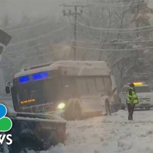 Nor’easter pummels East Coast with winter weather, California hit with flood alerts