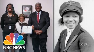 Third grader gives Bessie Coleman presentation to FAA after school project was vetoed