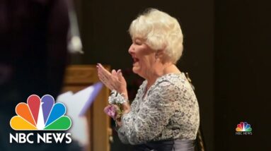 Retired teacher receives musical surprise from former students and more good news this week
