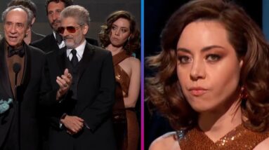 Why Aubrey Plaza Seemed Annoyed During The White Lotus' SAG Awards Win