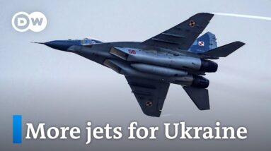 Poland asks Berlin for approval to deliver MiG-29 fighter jets to Ukraine | DW News