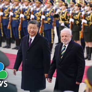 Brazil's Lula receives warm welcome from Xi in Beijing