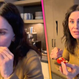 Courteney Cox Tries BIZARRE TikTok Food Trend