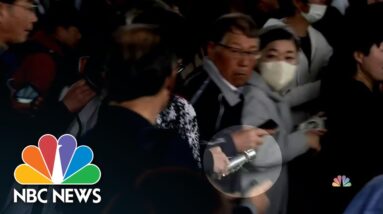 Japanese prime minister uninjured after explosion during campaign stop