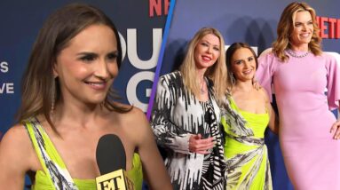 Rachael Leigh Cook REACTS to Mini Josie and the Pussycats Reunion at Premiere (Exclusive)