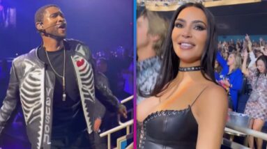 Kim Kardashian Gets SERENADED by Usher