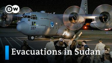 Nations launch evacuation operations amid ongoing fighting in Sudan | DW News