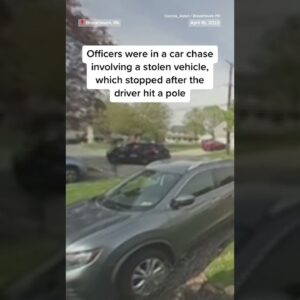 #Pizza delivery driver trips suspected car #thief