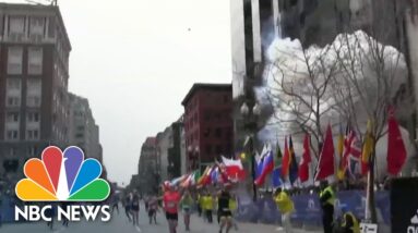Thousands gather at finish line 10 years after Boston marathon bomb attack