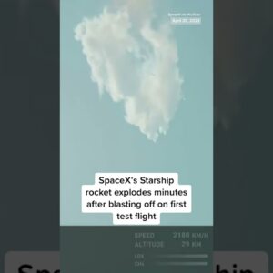 #SpaceX #rocket explodes minutes after launching on first test flight