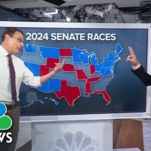Steve Kornacki and Chuck Todd give an early look at the 2024 Senate map