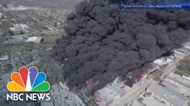 Toxic Indiana plant fire forces more than 1,500 residents to evacuate