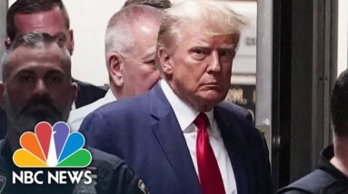 Trump pleads not guilty to 34 felony counts in New York City