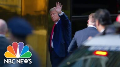 Trump touches down in New York City ahead of arraignment