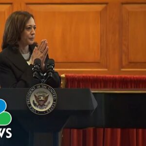 VP Harris speaks out on expulsion of Black Tennessee lawmakers