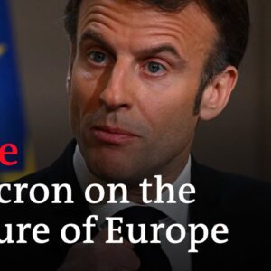 Watch live: The French president speaks on the future of Europe | DW News