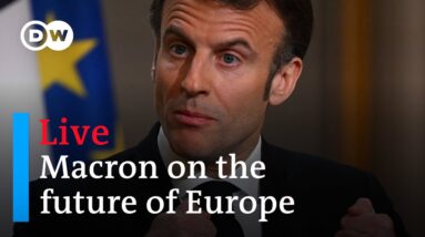 Watch live: The French president speaks on the future of Europe | DW News