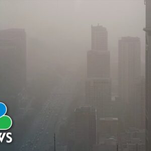 Watch: Sandstorms force Beijing to issue pollution health warning