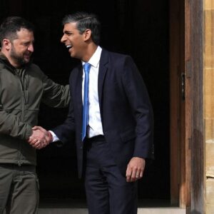 Ukraine's Zelenskyy arrives in U.K. on latest European stop seeking military aid