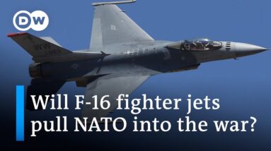 The US has been training Ukrainians on F-16 simulators over recent months | DW News