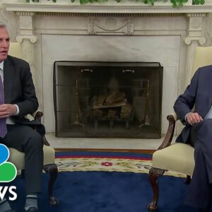 Biden and McCarthy meet as debt ceiling deadline looms