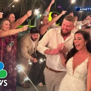 Bride killed hours after wedding by suspected drunk driver