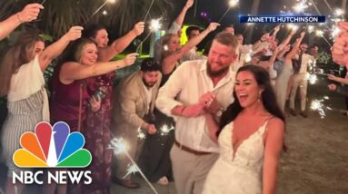 Bride killed hours after wedding by suspected drunk driver