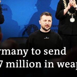 Zelenskyy receives Charlemagne Prize for promoting European unity | DW News