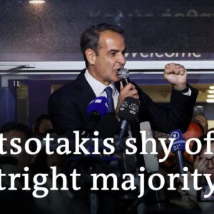 Greek PM Mitsotakis to seek runoff for single-party rule | DW News