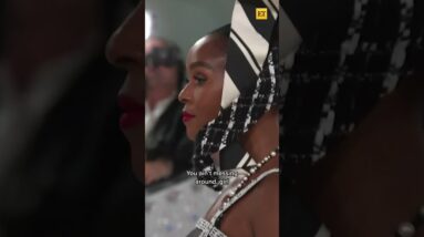 Janelle Monáe's Met Gala transformation is a work of art #shorts