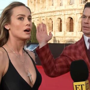 John Cena CRASHES Brie Larson's Fast X Interview (Exclusive)