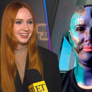 Guardians 3: How Karen Gillan SHOCKED Couples Therapist With Nebula Makeup (Exclusive)