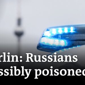 German police are investigating the suspected poisoning of two Russian journalists | DW News