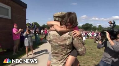 Luke Bryan calls superfan on stage for surprise reunion with her Army sergeant husband