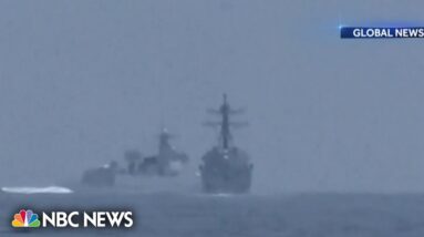 China defends actions at sea after close call between warship and American destroyer