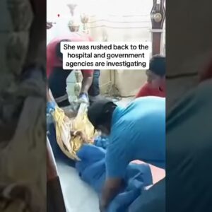 A woman, who had been declared dead was found actually still alive and breathing at her wake.