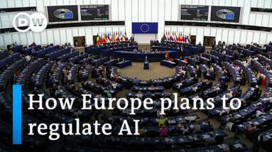 European Parliament debates proposed law o AI regulation | DW News