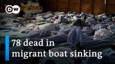 Fishing boat carrying migrants capsizes off Greek coast | DW News