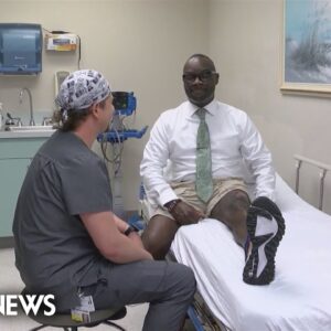 Florida man nearly loses leg to flash-eating bacteria