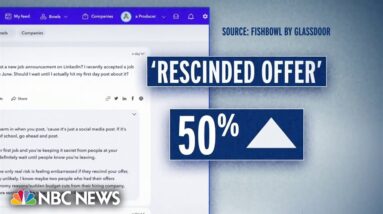Job seekers speak out about pulled employment offers