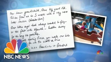 Plane mechanic helps keep dream alive for 4-year-old who died of cancer