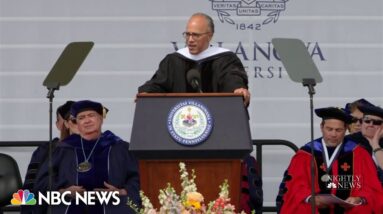 Lester Holt delivers Villanova University’s commencement speech