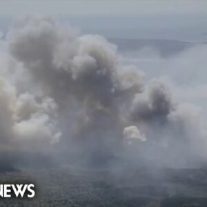Out-of-control wildfires scorching Nova Scotia