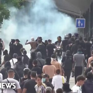 Protests in Paris after 17-year-old killed during police traffic stop