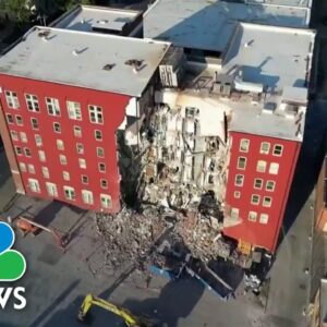 Search for survivors in partially collapsed apartment building underway in Iowa