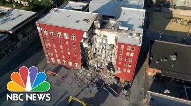 Search for survivors in partially collapsed apartment building underway in Iowa